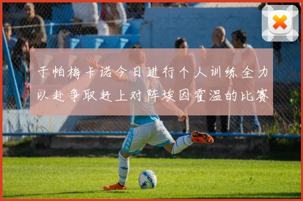 于帕梅卡诺今日进行个人训练全力以赴争取赶上对阵埃因霍温的比赛